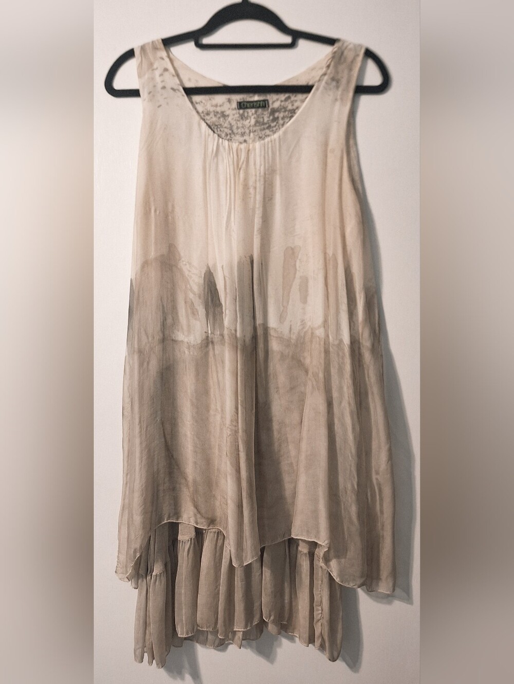 Cherishh Layered Silk Tunic